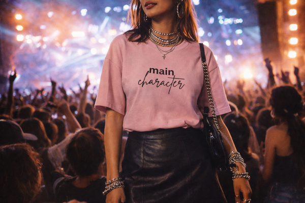 Main Character - Unisex Terry Oversized Tee